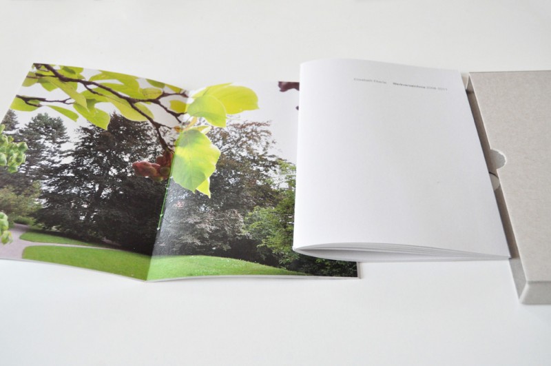 Hefte naturalia und Werkverzeichnis, erschienen im Beton+Garten Verlag, Berlin, 2012.